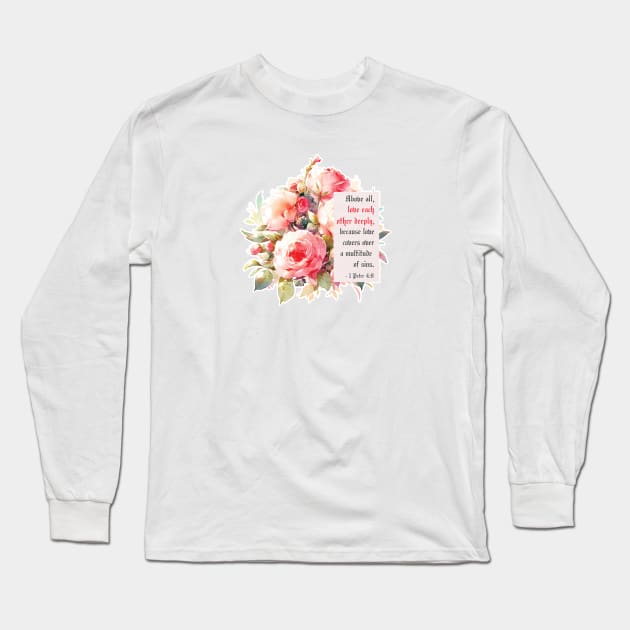 Love Deeply Long Sleeve T-Shirt by Graceful Gifts